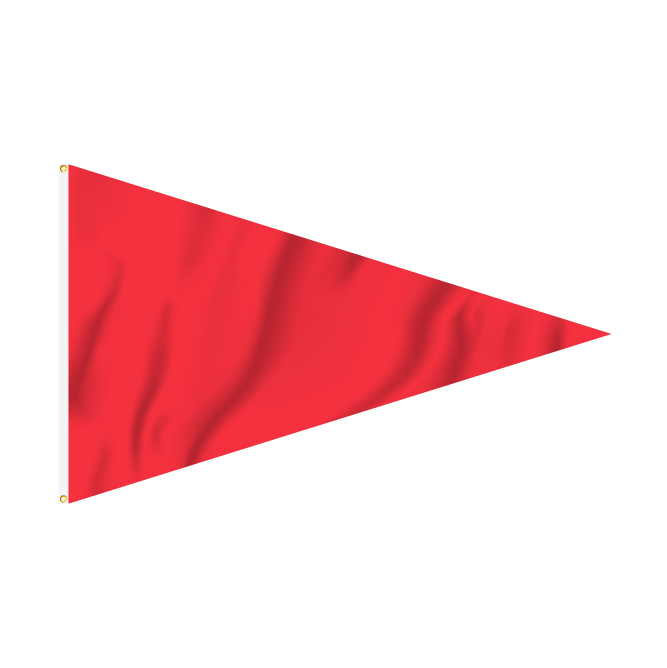 Solid Pennant Flag