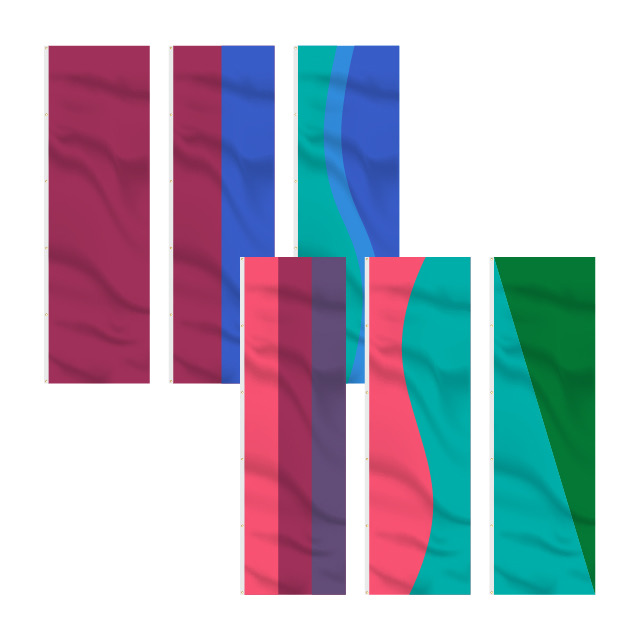 Vertical Decorative Flag