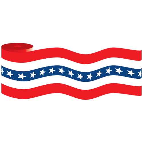 Patriotic Roll Bunting - #US3