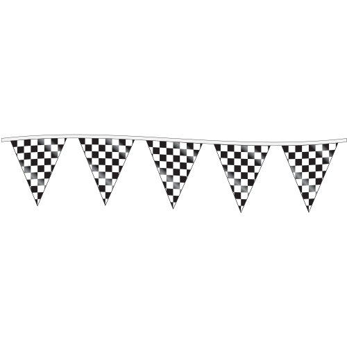 12″ x 9″ Economy Race Style Pennant Strings