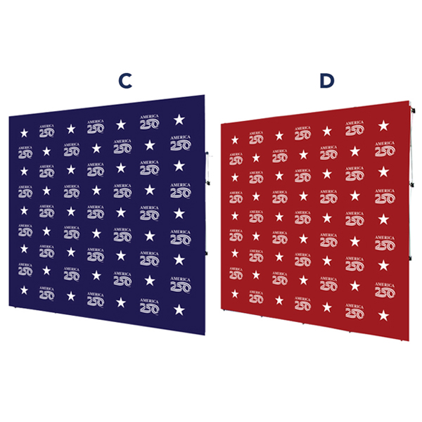 America250™ Pop-Up Wall Frames - No Wrap
