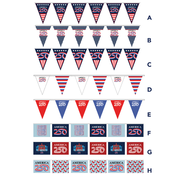 America250™ Pennant Strings