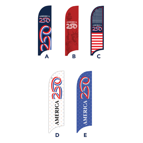 America250™ Tail Feather Flags