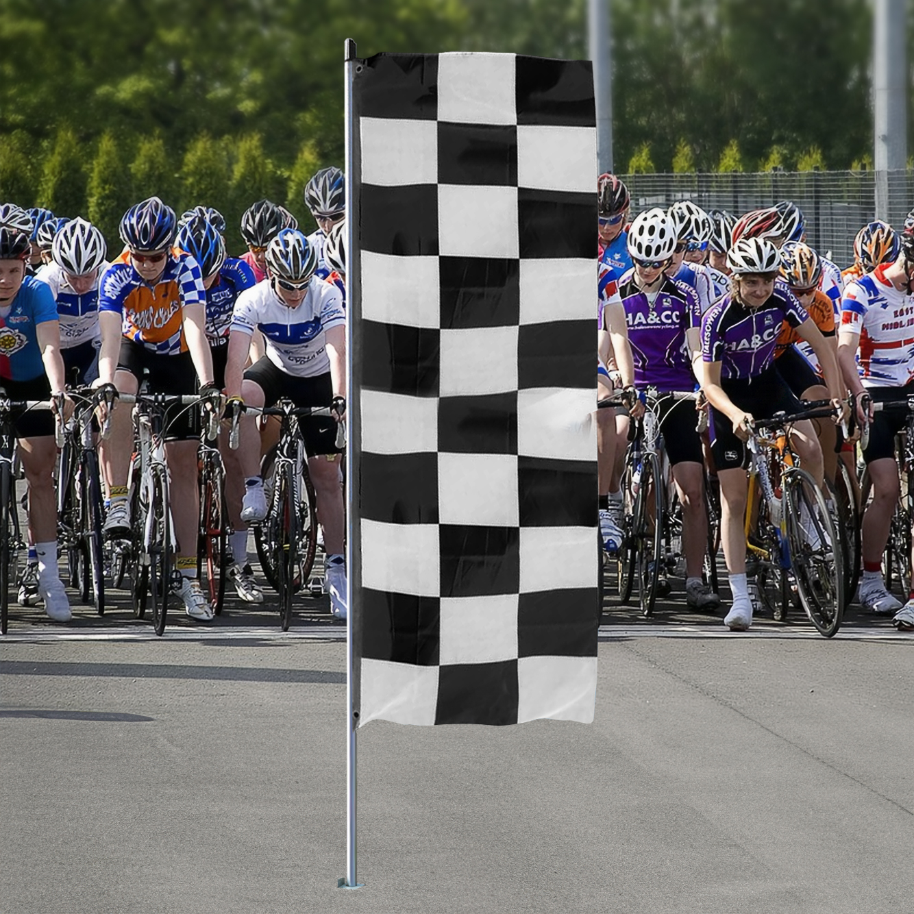 Race Style Flags